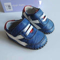 Boys Genuine Leather Lace Up Soft Shoes-new blue-1.5-JadeMoghul Inc.
