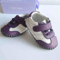 Boys Genuine Leather Lace Up Soft Shoes-purple-1.5-JadeMoghul Inc.