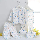 Boys/ Girls Newborn Cotton 7 Piece Baby Set-5 sets 03-3M-JadeMoghul Inc.