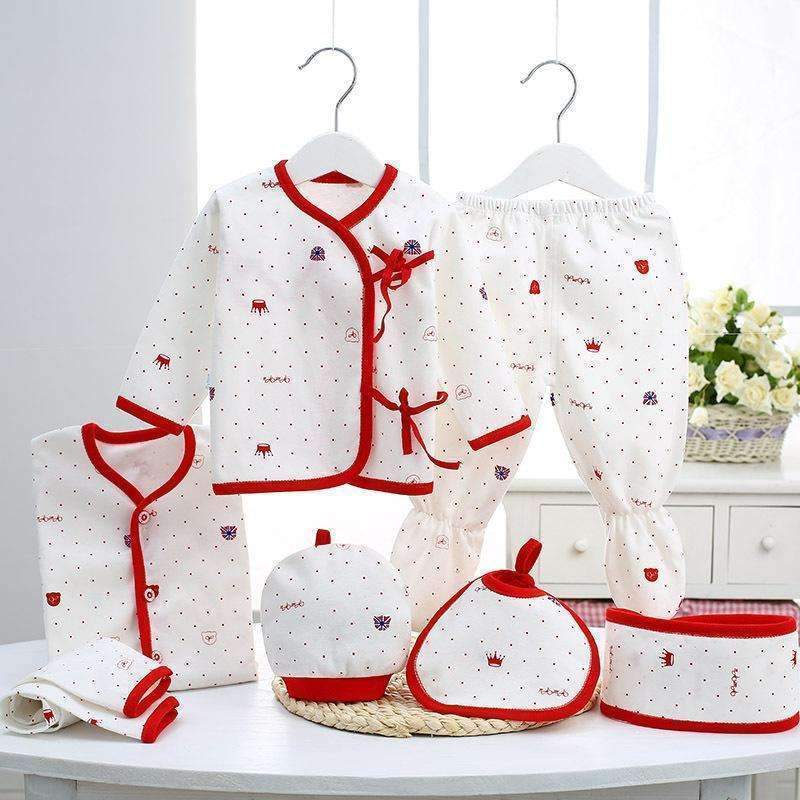 Boys/ Girls Newborn Cotton 7 Piece Baby Set-7 sets 01-3M-JadeMoghul Inc.