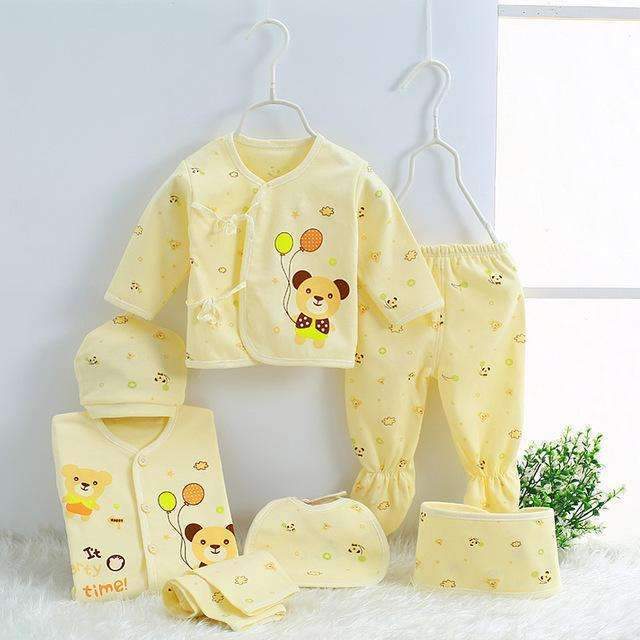 Boys/ Girls Newborn Cotton 7 Piece Baby Set-7 sets 07-3M-JadeMoghul Inc.