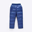 Boys/ Girls Winter Warm Waterproof Snow Pants-Silver-18M-JadeMoghul Inc.