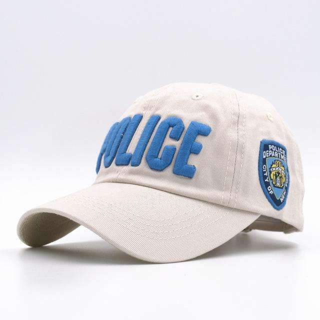Boys High Quality Cotton Embroidered Police Baseball Caps-Begie-JadeMoghul Inc.