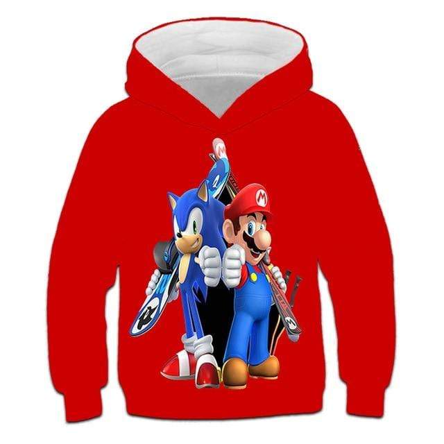 Boys Hoodie Sweatshirt Sonic the Hedgehog Clothes Children's Hoodies For Teen Girls Clothing Baby Boys Clothing Sonic Hoodie kid AExp