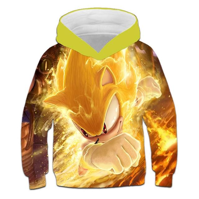 Boys Hoodie Sweatshirt Sonic the Hedgehog Clothes Children's Hoodies For Teen Girls Clothing Baby Boys Clothing Sonic Hoodie kid AExp
