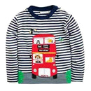 Boys Long Sleeves Round Neck Printed T Shirt-82-3T-JadeMoghul Inc.