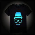 Boys Short Sleeves Glow In The Dark T Shirt-Face-3T-JadeMoghul Inc.