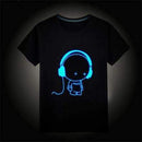 Boys Short Sleeves Glow In The Dark T Shirt-Music-3T-JadeMoghul Inc.