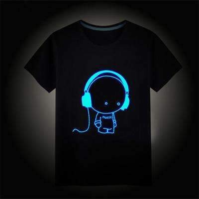 Boys Short Sleeves Glow In The Dark T Shirt-Music-3T-JadeMoghul Inc.