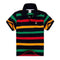 Boys Short Sleeves Striped Polo Shirts-Multi 3-10-JadeMoghul Inc.