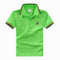 Boys Short Sleeves Striped Polo Shirts-Multi 3-10-JadeMoghul Inc.