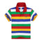 Boys Short Sleeves Striped Polo Shirts-Multi 3-10-JadeMoghul Inc.