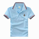 Boys Short Sleeves Striped Polo Shirts-Multi 3-10-JadeMoghul Inc.