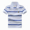 Boys Short Sleeves Striped Polo Shirts-Multi 4-10-JadeMoghul Inc.