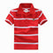 Boys Short Sleeves Striped Polo Shirts-Multi 5-10-JadeMoghul Inc.