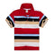 Boys Short Sleeves Striped Polo Shirts-Multi 9-10-JadeMoghul Inc.