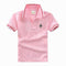 Boys Short Sleeves Striped Polo Shirts-Pink-10-JadeMoghul Inc.