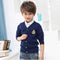 Boys Solid Colors Cardigan Sweater-Blue-4T-JadeMoghul Inc.