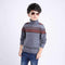 Boys Striped Wool Pullover-Grey high collar-4T-JadeMoghul Inc.