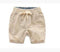Boys Summer Casual Cotton Linen Shorts-beige-2T-JadeMoghul Inc.