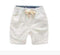 Boys Summer Casual Cotton Linen Shorts-beige white-2T-JadeMoghul Inc.