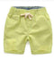 Boys Summer Casual Cotton Linen Shorts-green-2T-JadeMoghul Inc.