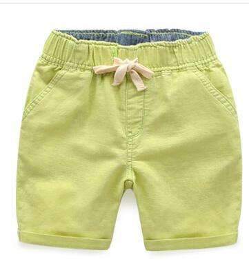 Boys Summer Casual Cotton Linen Shorts-green-2T-JadeMoghul Inc.