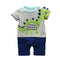 Boys Summer Embroidered Dinosaur Jumpsuit-Grey-6M-JadeMoghul Inc.