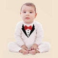 Boys Tuxedo Print Full Sleeves Romper-white-3M-JadeMoghul Inc.