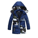 Boys Winter Hooded Down Puff Jacket-Dark blue 1-3T-JadeMoghul Inc.