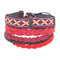 Bracelets Retro Boho Women Multilayer Handmade Braided Woven Design Bracelets TIY