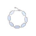Bracelets Simple Geometric Shape Candy Color Gemstone Design Women Bracelet TIY