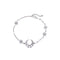 Bracelets Summer Nature Element Moon Star Shaped Rhinestone Decor Chain Bracelet TIY