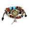 Bracelets Vintage Prayer Wheel Beads Charm Multilayer Bracelet Watch TIY