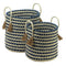 Cheap Home Decor Braided Baskets With Tassels