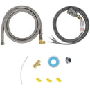 Braided Stainless Steel Dishwasher Installation Kit, 6ft-Dishwasher/Disposal Connection & Accessories-JadeMoghul Inc.