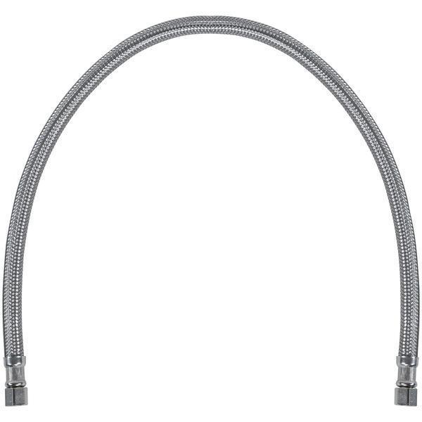 Braided Stainless Steel Ice Maker Connector, 2ft-Ice Maker Connection & Accessories-JadeMoghul Inc.