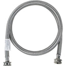 Braided Stainless Steel Washing Machine Hose, 6ft-Washing Machine Connection & Accessories-JadeMoghul Inc.