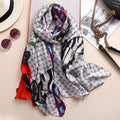 Brand Designer Silk Scarf High Quality Foulard Bandana Long Lrage Shawls Wrpas Winter Neck Scarves Pashmina Lady Hijab 2020 New AExp