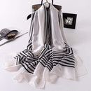 Brand Designer Silk Scarf High Quality Foulard Bandana Long Lrage Shawls Wrpas Winter Neck Scarves Pashmina Lady Hijab 2020 New AExp