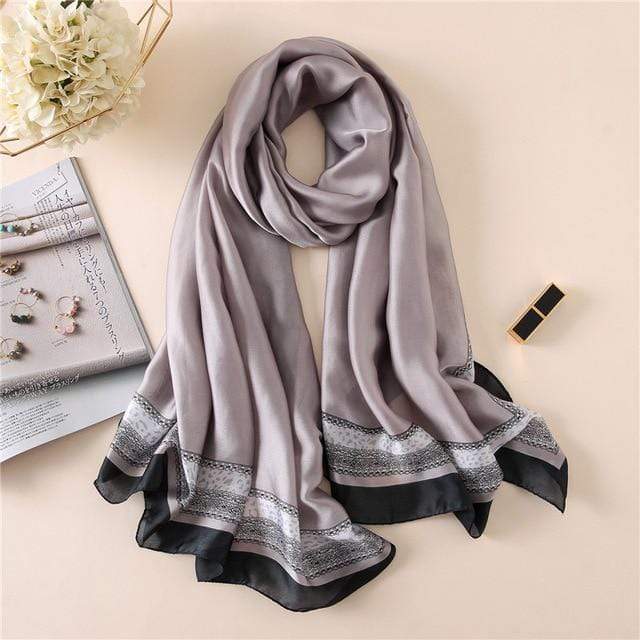 Brand Designer Silk Scarf High Quality Foulard Bandana Long Lrage Shawls Wrpas Winter Neck Scarves Pashmina Lady Hijab 2020 New JadeMoghul Inc. 