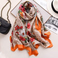 Brand Designer Silk Scarf High Quality Foulard Bandana Long Lrage Shawls Wrpas Winter Neck Scarves Pashmina Lady Hijab 2020 New JadeMoghul Inc. 