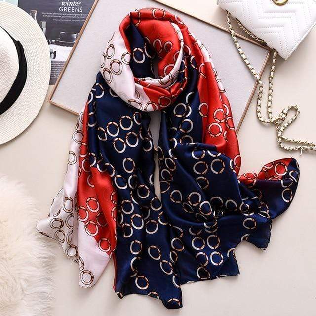 Brand Designer Silk Scarf High Quality Foulard Bandana Long Lrage Shawls Wrpas Winter Neck Scarves Pashmina Lady Hijab 2020 New JadeMoghul Inc. 