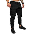 Brand Men Pants Multi Pocket Hip Hop Harem Joggers Pants 2018 Male Trousers Mens Joggers Solid Pants Sweatpants Large Size M-3XL-CKW01B-M-JadeMoghul Inc.