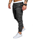Brand Men Pants Multi Pocket Hip Hop Harem Joggers Pants 2018 Male Trousers Mens Joggers Solid Pants Sweatpants Large Size M-3XL-CKW01DG-M-JadeMoghul Inc.