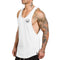 Brand mens sleeveless t shirts Summer Cotton Male Tank Tops gyms Clothing Bodybuilding Undershirt Golds Fitness tanktops tees-white01-L-JadeMoghul Inc.
