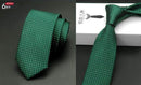 Brand necktie men ties designers fashion Dot Striped Plaid neck tie green wedding Business slim 6cm Skinny tie For Men cravate-11-JadeMoghul Inc.