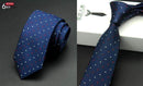 Brand necktie men ties designers fashion Dot Striped Plaid neck tie green wedding Business slim 6cm Skinny tie For Men cravate-17-JadeMoghul Inc.