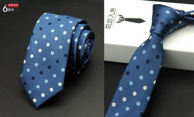 Brand necktie men ties designers fashion Dot Striped Plaid neck tie green wedding Business slim 6cm Skinny tie For Men cravate-18-JadeMoghul Inc.