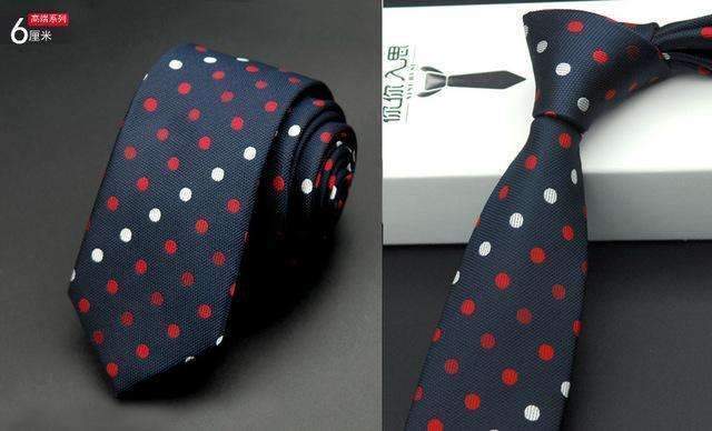 Brand necktie men ties designers fashion Dot Striped Plaid neck tie green wedding Business slim 6cm Skinny tie For Men cravate-19-JadeMoghul Inc.